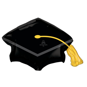 44457 Black Grad Cap