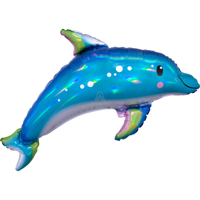 39376 Iridescent Blue Dolphin