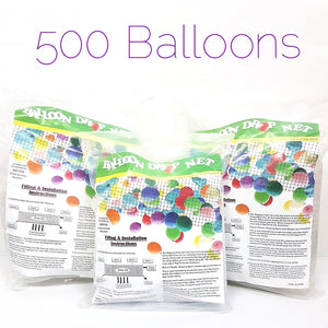 Balloon Drop Net - 500 Balloons