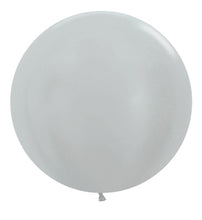 Load image into Gallery viewer, 59067 Metallic Silver 24&quot; Round (1ct)
