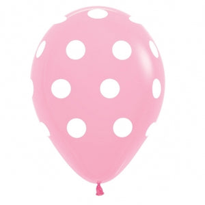 53310 Polka Dots Pink 11" Round
