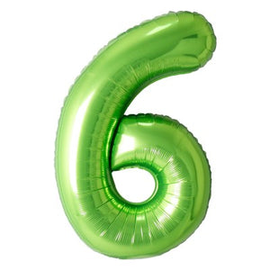 FN40076 Number "6" Green