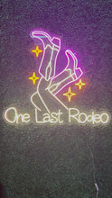 Load and play video in Gallery viewer, One Last Rodeo Neon Sign Rental

