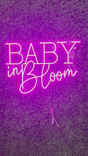 Load and play video in Gallery viewer, Baby in Bloom Pink Neon Sign Rental
