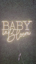 Load and play video in Gallery viewer, Baby in Bloom Neon Sign Rental
