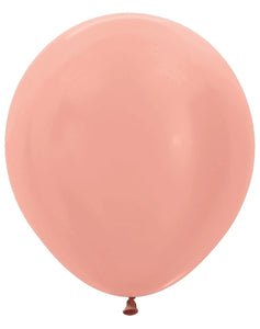 55099 Metallic Rose Gold 18" Round (25ct)