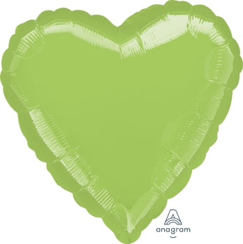 07127 Metallic Lime Green Heart
