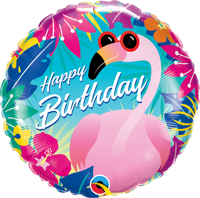 10220 Birthday Tropical Flamingo