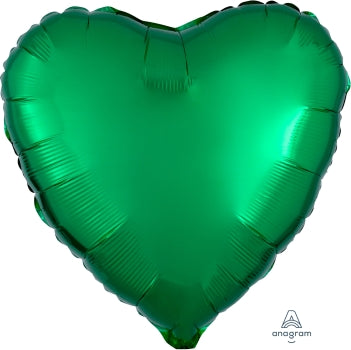 10557 Metallic Green Heart
