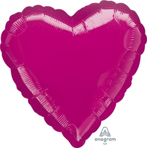 11566 Metallic Fuchsia Heart