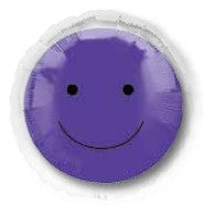 18117 Purple Smiley Face