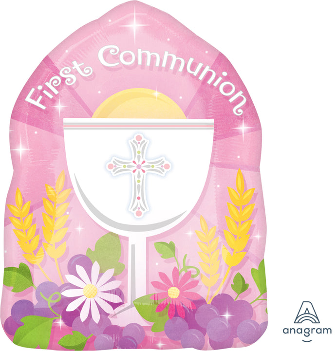 24728 Blessed 1st Communion Pink