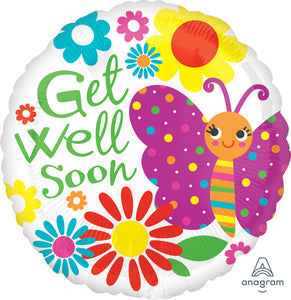 26935 Cute Butterfly Get Well