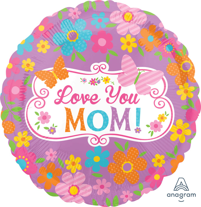 32475 Love Mom Flowers & Butterflies