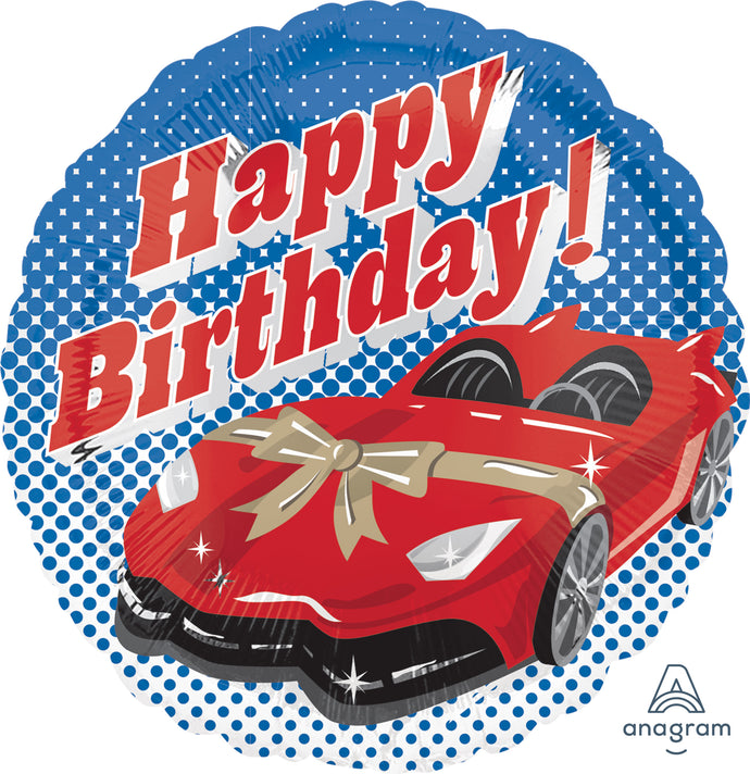 33330 Happy Birthday Sports Car