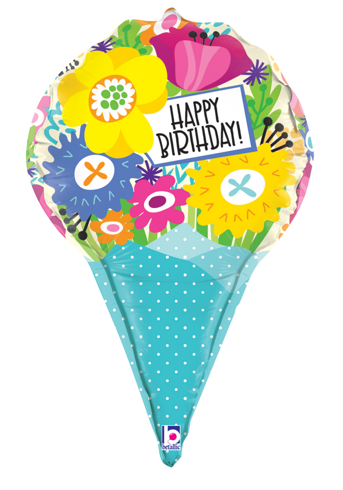 35674 Dimensional Birthday Bouquet