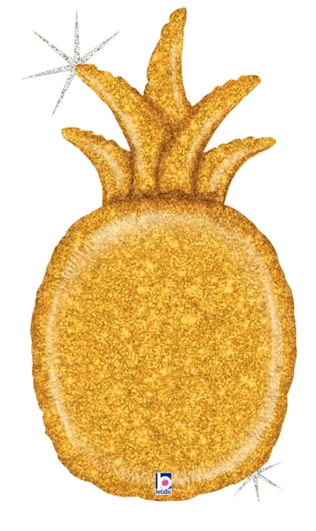 35807 Gold Glitter Pineapple