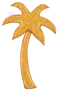 35810 Gold Glitter Palm Tree