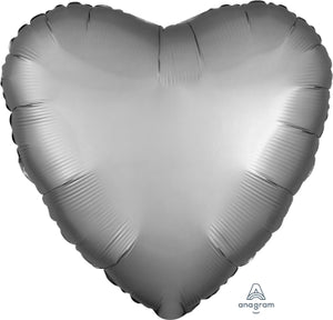 36806 Satin Luxe Platinum Heart