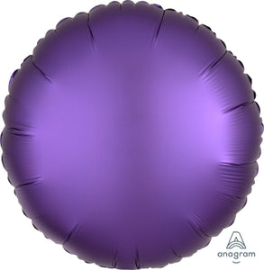 36817 Satin Luxe Purple Royal Round