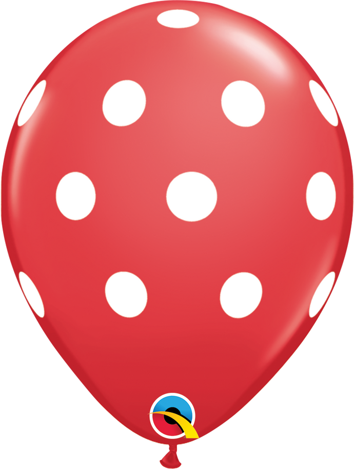 37208 Red Big Polka Dots 11