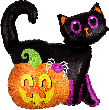 38139 Black Cat & Pumpkin