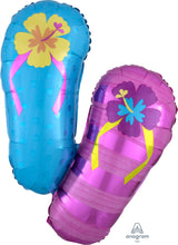Load image into Gallery viewer, 39686 Hibiscus and Flip Flop
