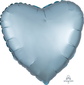 39911 Satin Luxe Pastel Blue Heart