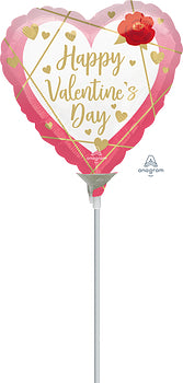 42296 HVD Watercolor Faceted Heart
