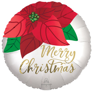 43350 Satin Christmas Poinsettia