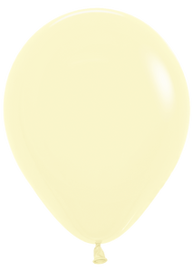 51175 Pastel Matte Yellow 5" Round