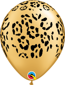 55478 Gold Leopard Spots 11" Round