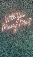 Load and play video in Gallery viewer, Will You Marry Me? Script Neon Sign Rental

