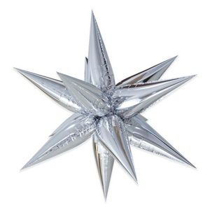 01244 Exploding Star Large Silver
