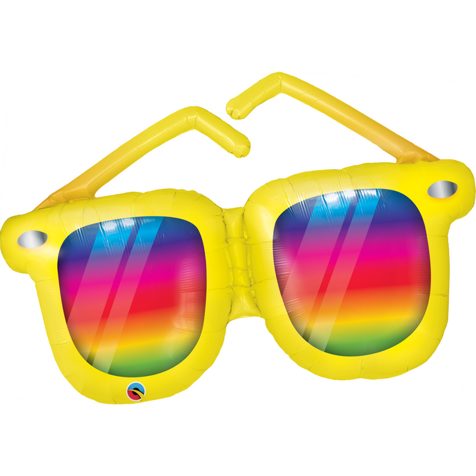 82650 Rainbow Striped Sunglasses