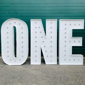 4ft Marquee "ONE" Rental