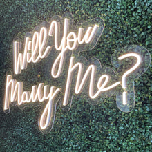 Load image into Gallery viewer, Will You Marry Me? Script Neon Sign Rental
