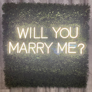 Will You Marry Me? Neon Sign Rental