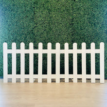 Load image into Gallery viewer, Set of 2 White Picket Fence Cutouts Rental
