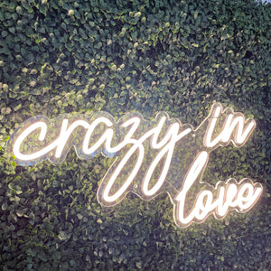 Crazy In Love Neon Sign Rental