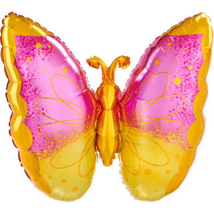 42791 Pink & Yellow Butterfly