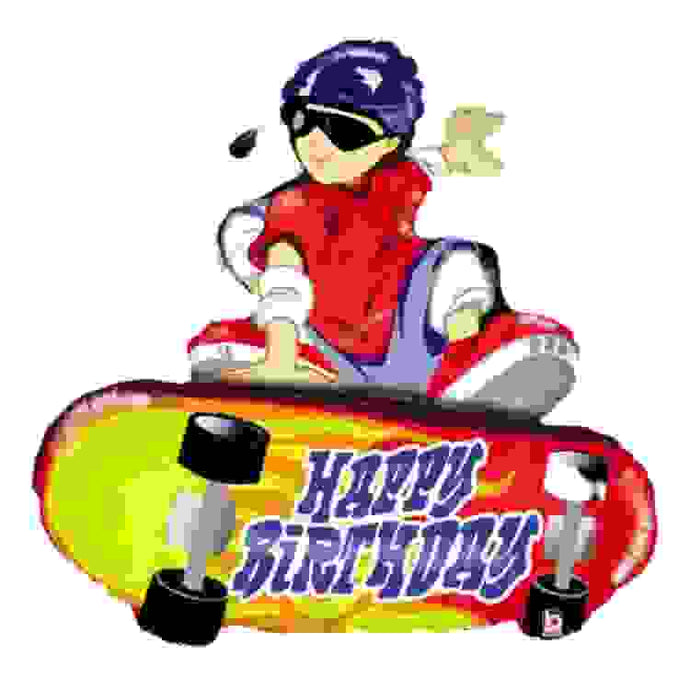 85278 Skateboard Happy Birthday