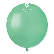 Load image into Gallery viewer, 156256 Gemar Metallic Aquamarine 19&quot; Round (25ct)
