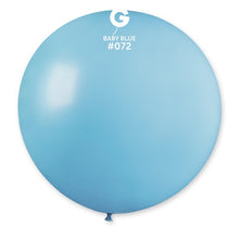 Load image into Gallery viewer, 329919 Gemar Macaron Baby Blue 31" Round (1ct)
