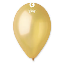 Load image into Gallery viewer, 117400 Gemar Metallic Dorato 11-12&quot; Round (50ct)
