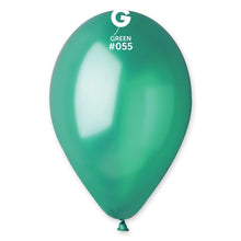 Load image into Gallery viewer, 115505 Gemar #055 Metallic Green 11-12&quot; Round (50ct)
