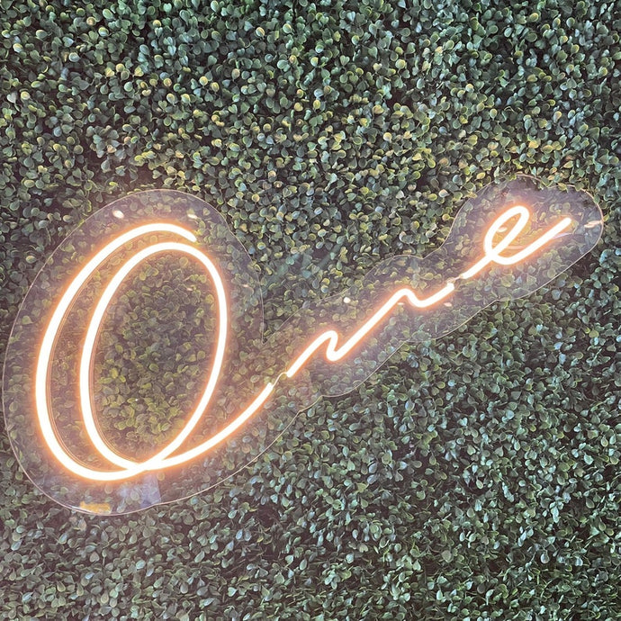 One Neon Sign Rental - Script