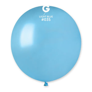 153552 Gemar Metallic Light Blue 19" Round