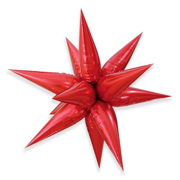 01248 Exploding Star Large Red
