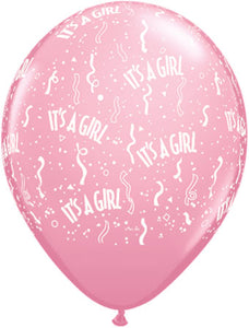 39822 It's A Girl Pink 11" Round